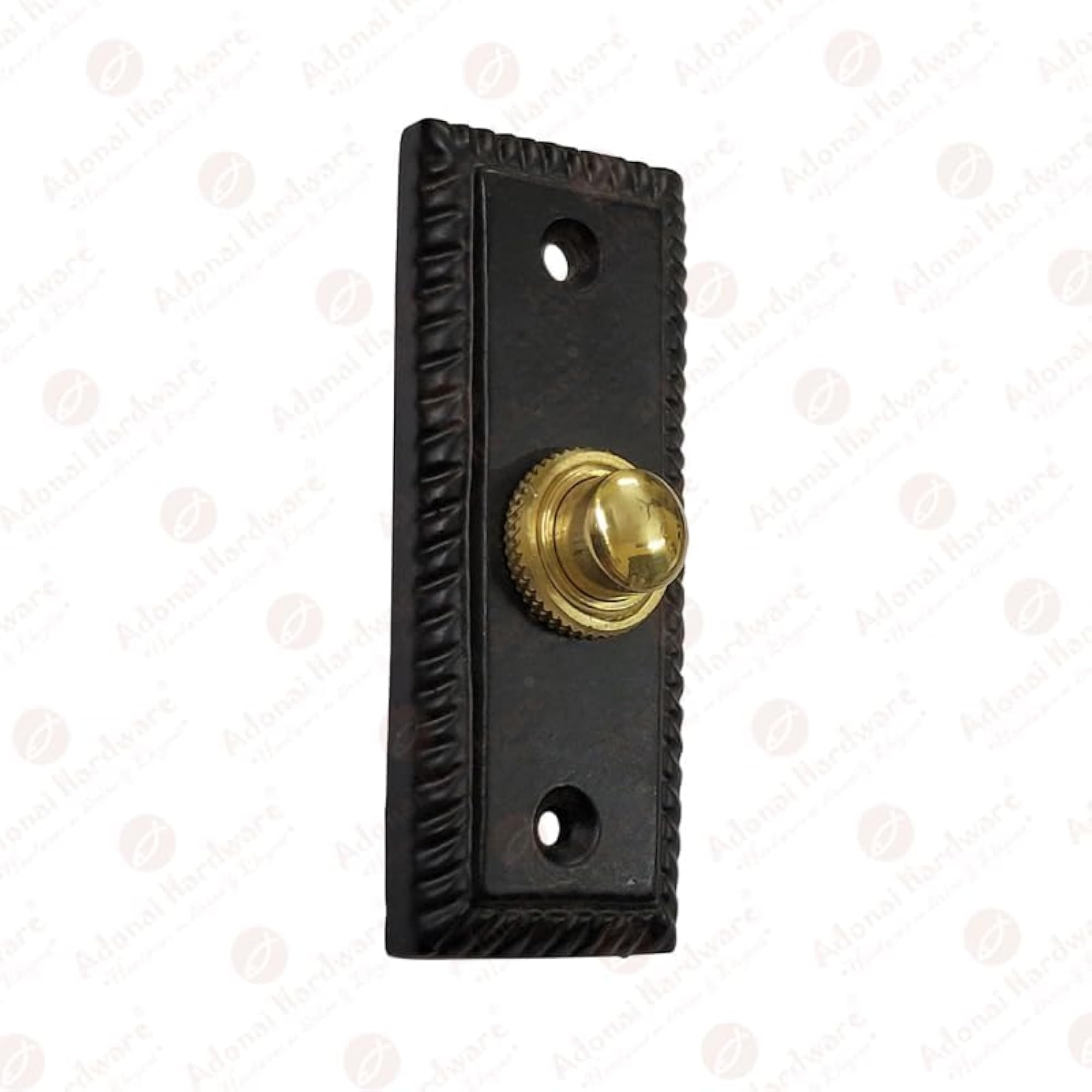 Rectangular Georgian Iron Bell Push
